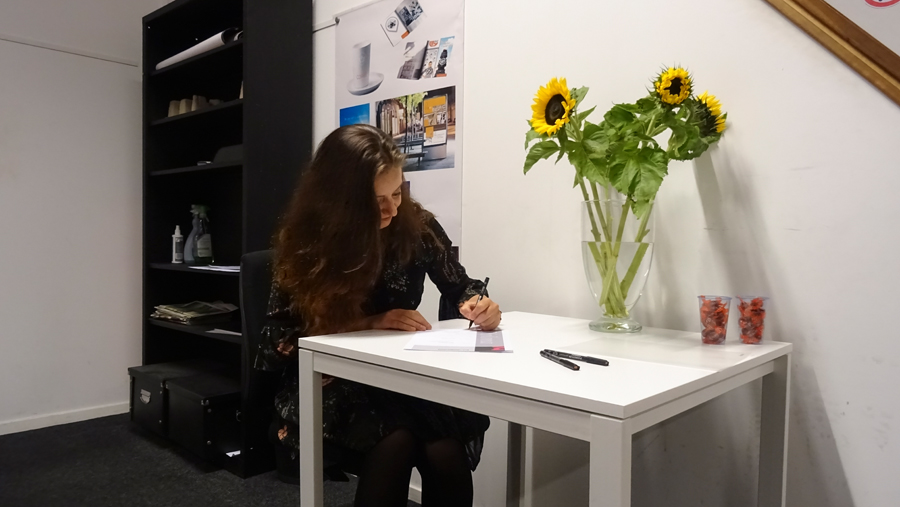 Diploma uitreiking 26-9-2016: Webdesigner