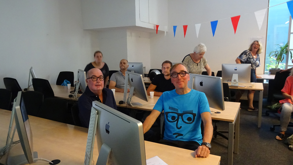 Diploma uitreiking 04-07-2018: Grafische Vormgeving, DTP en Webdesigner