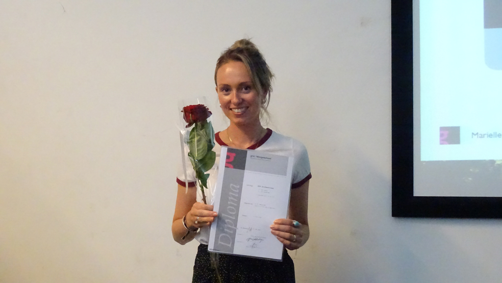 Diploma uitreiking 04-07-2018: Grafische Vormgeving, DTP en Webdesigner