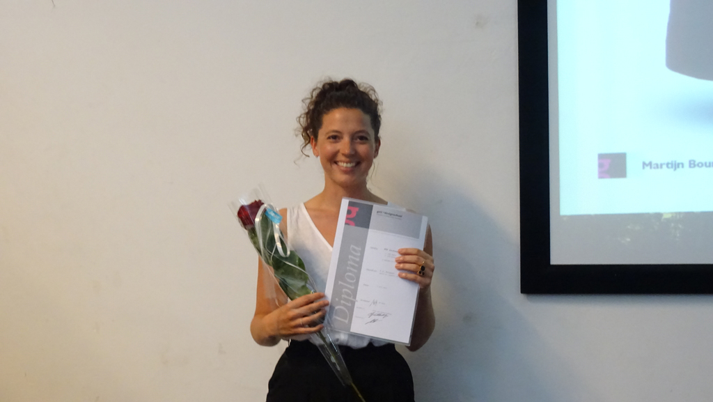 Diploma uitreiking 04-07-2018: Grafische Vormgeving, DTP en Webdesigner