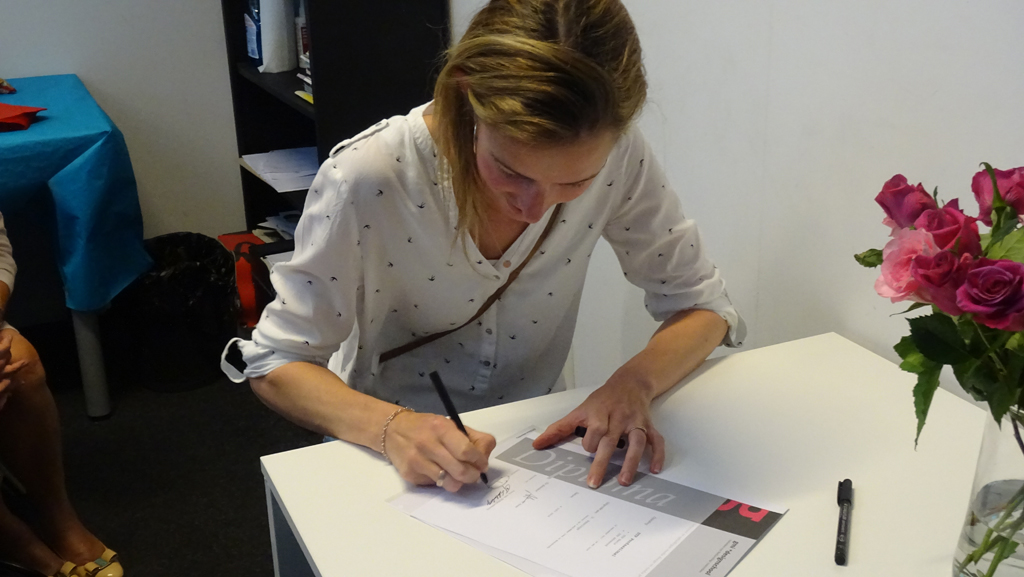 Diploma uitreiking 04-07-2018: Grafische Vormgeving, DTP en Webdesigner