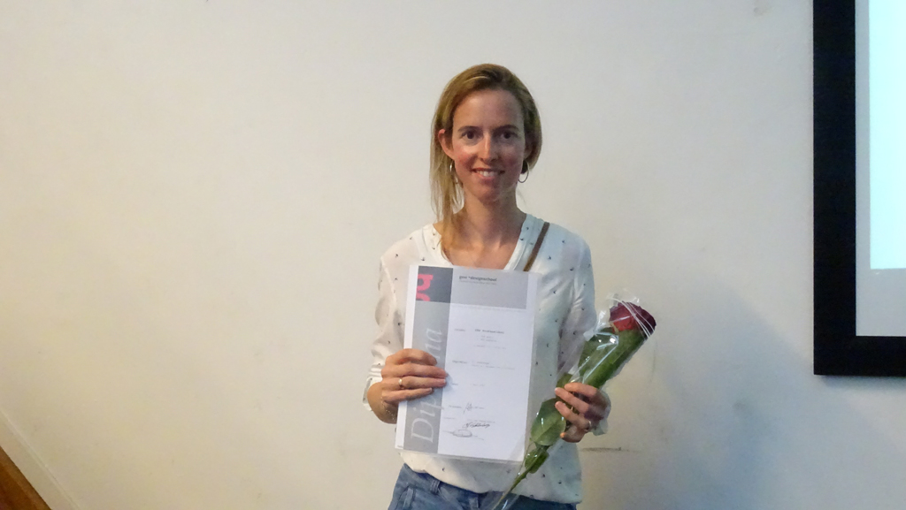 Diploma uitreiking 04-07-2018: Grafische Vormgeving, DTP en Webdesigner