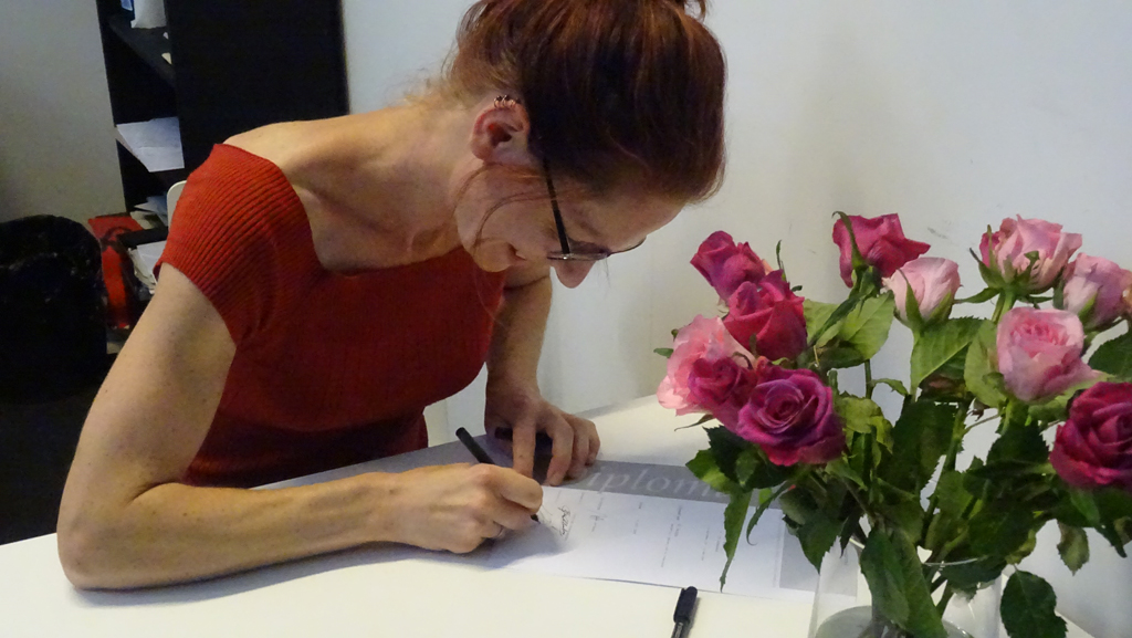 Diploma uitreiking 04-07-2018: Grafische Vormgeving, DTP en Webdesigner