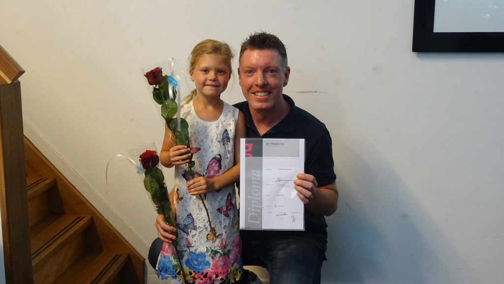 Diploma uitreiking 04-07-2018: Grafische Vormgeving, DTP en Webdesigner