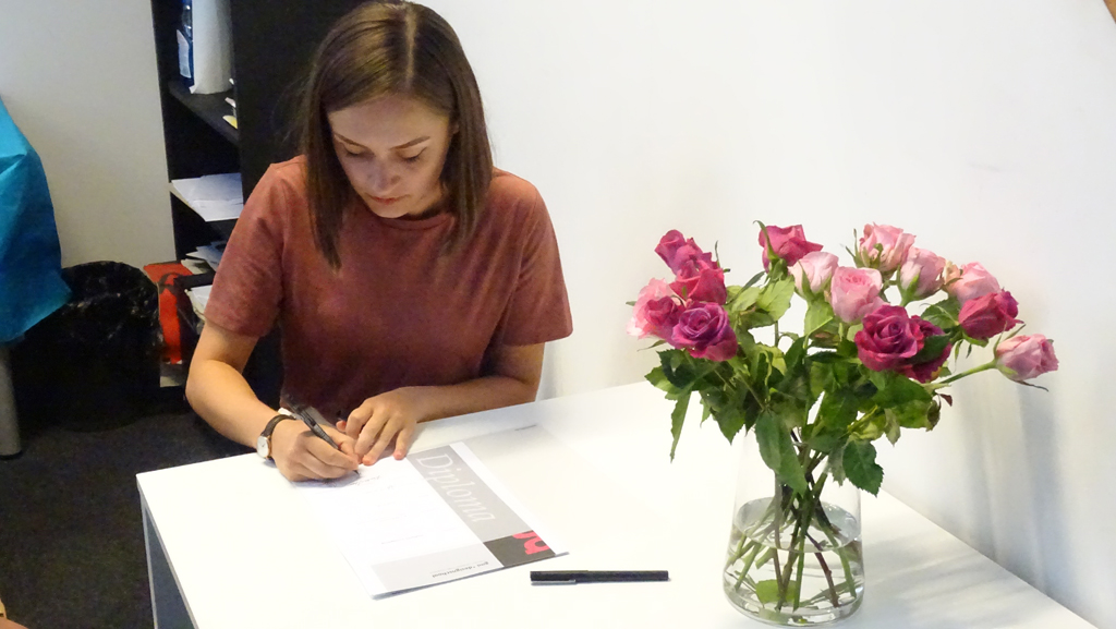 Diploma uitreiking 04-07-2018: Grafische Vormgeving, DTP en Webdesigner