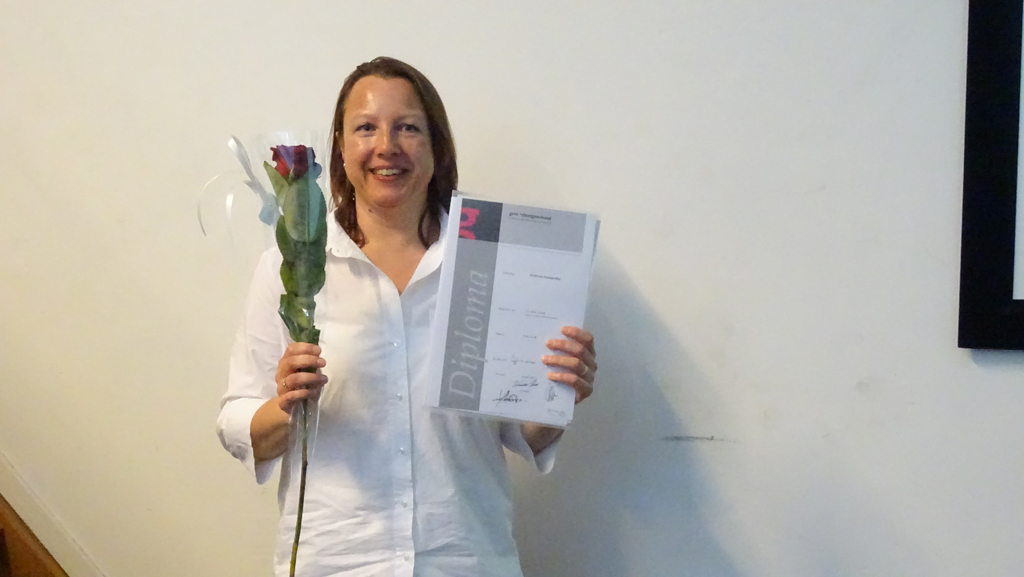 Diploma uitreiking 04-07-2018: Grafische Vormgeving, DTP en Webdesigner