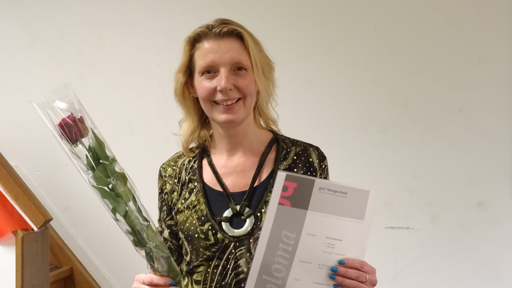 Diploma uitreiking 19-12-2018: DTP professional en WordPress Expert