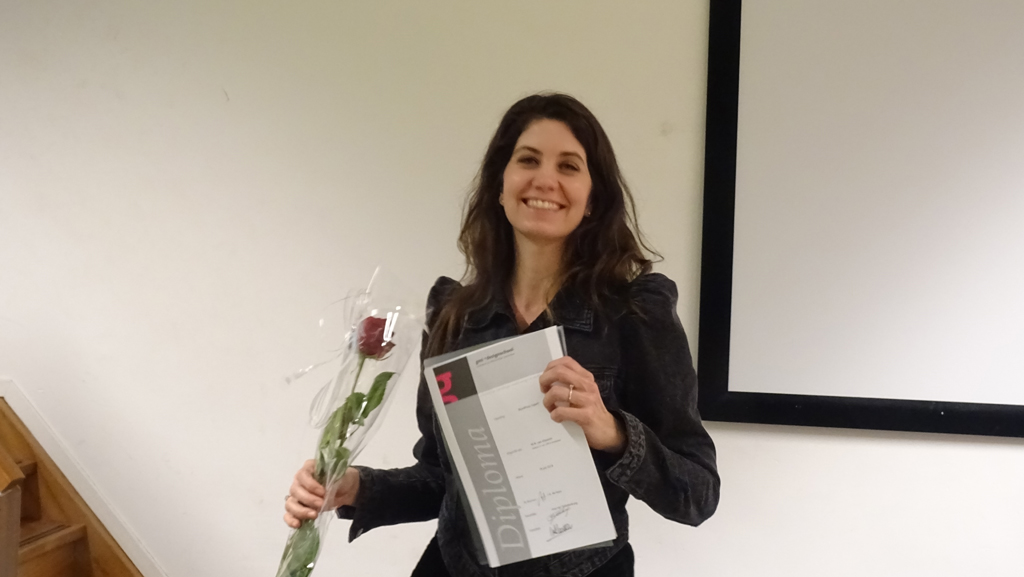 Diploma uitreiking 19-12-2018: DTP professional en WordPress Expert