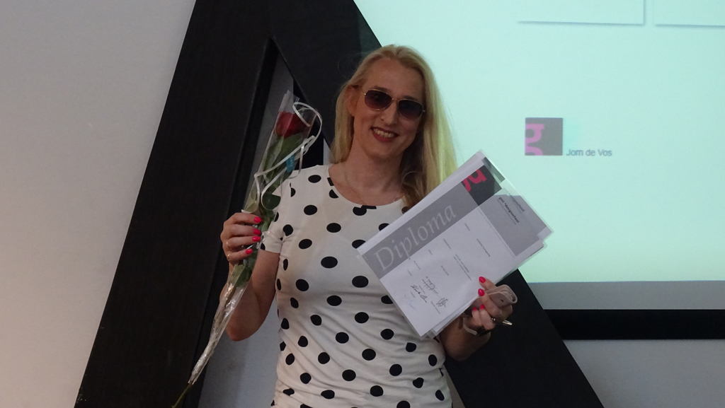 Diploma uitreiking 05-29-2019: Grafische Vormgeving, DTP Professional en Webdesigner