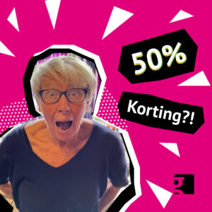 50% korting actie bij Gmi designschool